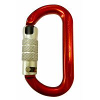 奧地利 AUSTRIALPIN OVALO 鋁合金兩段自動上鎖鉤環 紅色 KA22B-R-ID